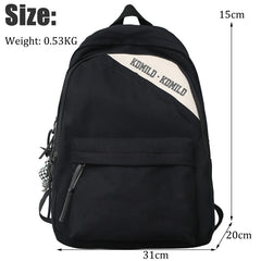 Canvas High School Backpack for Girls and Boys