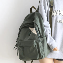 Canvas High School Backpack for Girls and Boys