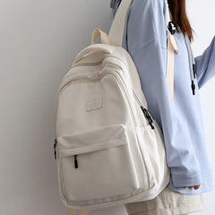 Waterproof Nylon Schoolbag Student Book Bag for Teenager Girls Boys