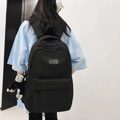 Waterproof Nylon Schoolbag Student Book Bag for Teenager Girls Boys