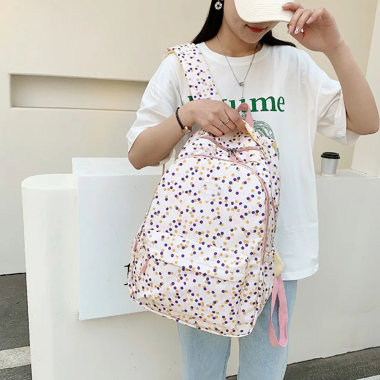 Waterproof Women Backpack School Bag Female Travel Bookbag