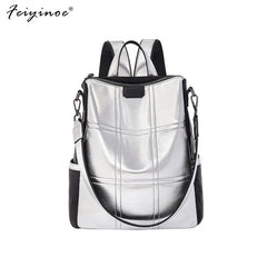 Women Backpack High Youth Leather Backpacks for Teenage Girls