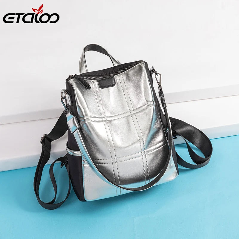 Women Backpack High Youth Leather Backpacks for Teenage Girls