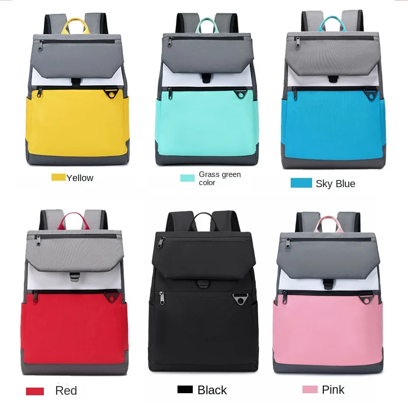 Large Capacity Women Backpack Laptop Bag Multifunction School Bag