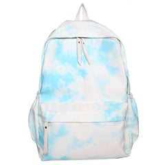 Marble Style Backpack Unisex Large Capacity Nylon Schoolbags