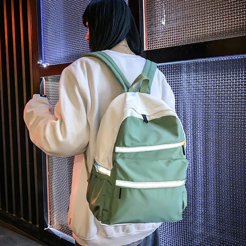 Women Backpack Large Capacity School Bag Anti-theft Shoulder Bag Mochila Female