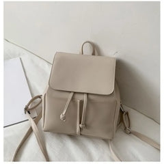 Women Backpack PU Leather School Bag Small Schoolbag for Teenage Girls
