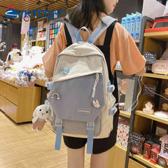 Women Backpacks Student Girl Knapsack College Rucksack Large Capacity