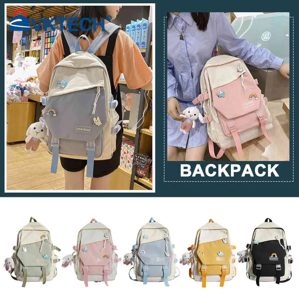 Women Backpacks Student Girl Knapsack College Rucksack Large Capacity