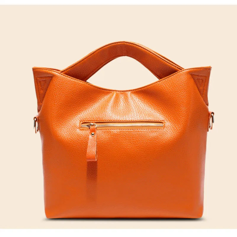 Women Leather Shoulder Messenger Bags Large Capacity Totes Set Bag Purses
