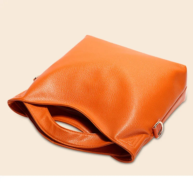 Women Leather Shoulder Messenger Bags Large Capacity Totes Set Bag Purses