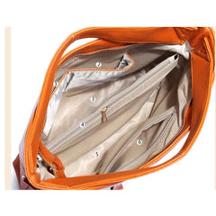 Women Leather Shoulder Messenger Bags Large Capacity Totes Set Bag Purses