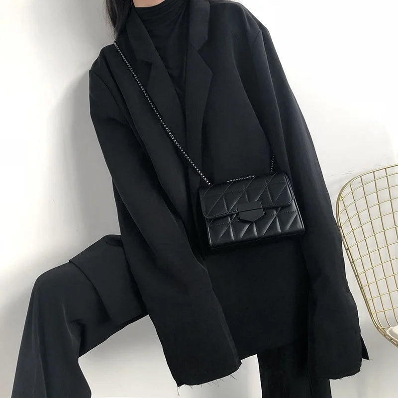 One Shoulder Bag Chain Messenger Small Square Bag