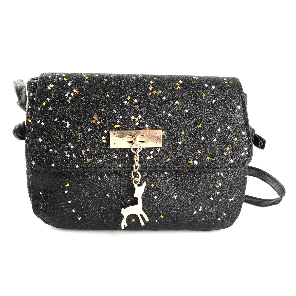 Women Bag PU Leather Bling Messenger Shoulder Crossbody Bag Envelope Handbag