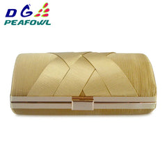 Small Clutch Purse Tassel Metal Handbags Chain Shoulder Evening Bags