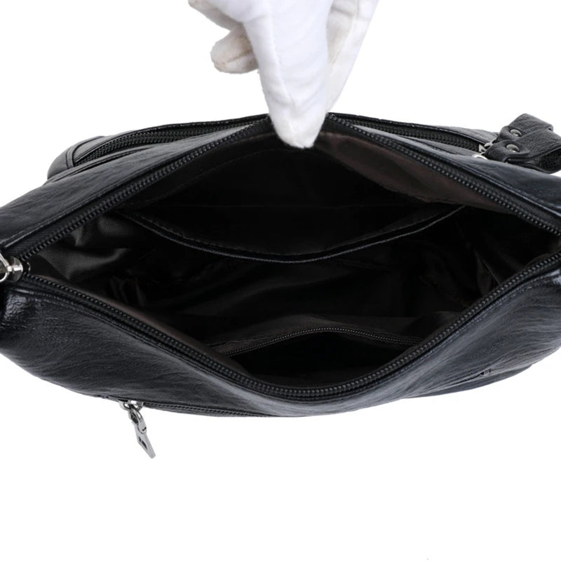 Embroidered Crossbody Bags Totes for Women Pu Leather
