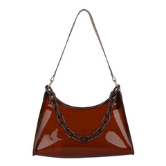 Transparent Shoulder Bag PVC Small Underarm Bags Clutch Women Hobos