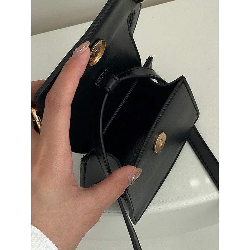 Women Shoulder Bags Ring Belt Female Clutch Purse Handbags PU Leather