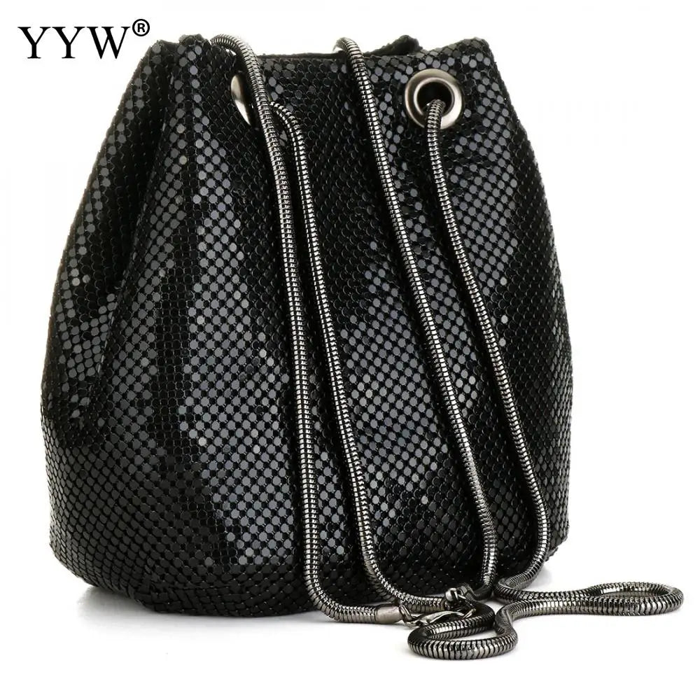 Women Bucket Shoulder Bag Crossbody Bag Evening Party Purse