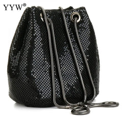 Women Bucket Shoulder Bag Crossbody Bag Evening Party Purse