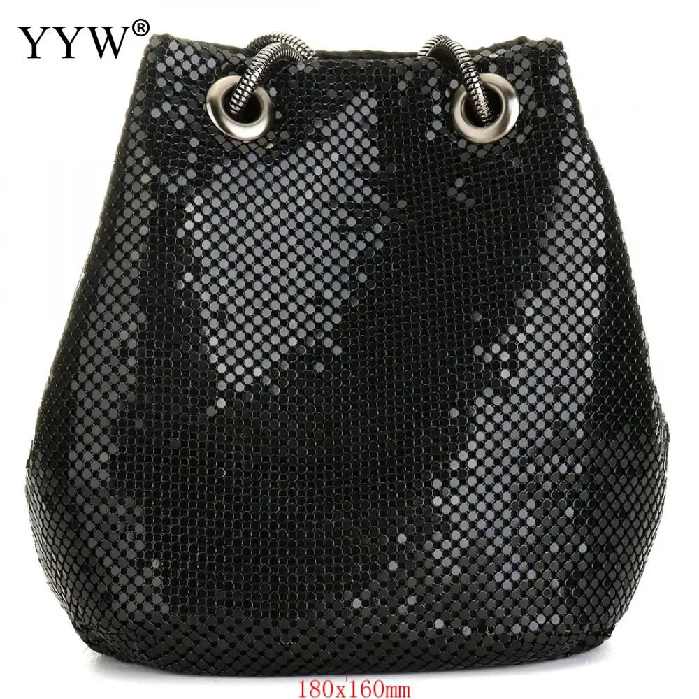 Women Bucket Shoulder Bag Crossbody Bag Evening Party Purse