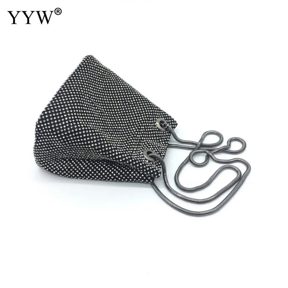 Sequin Evening Party Sliver Purse Women Bucket Shoulder Bag Crossbody Bag