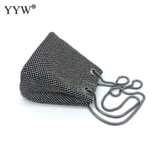 Sequin Evening Party Sliver Purse Women Bucket Shoulder Bag Crossbody Bag