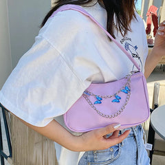 Women Butterfly Chain Shoulder Bags Small Handbags Purses