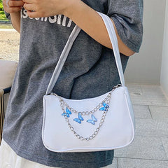 Women Butterfly Chain Shoulder Bags Small Handbags Purses