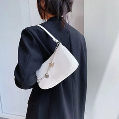 Women Butterfly Chain Shoulder Underarm Bags Small Purses