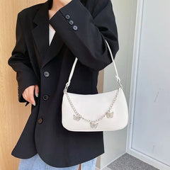 Women Butterfly Chain Shoulder Underarm Bags Small Purses