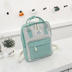 Women Canvas Backpacks Portable Shoulder Bag Waterproof School Bags