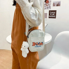 Women Canvas Shoulder Bag Messenger Tote Handbags