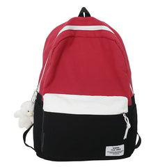 Women Canvas School Bags Girl Travel Book Laptop Backpack Ladies