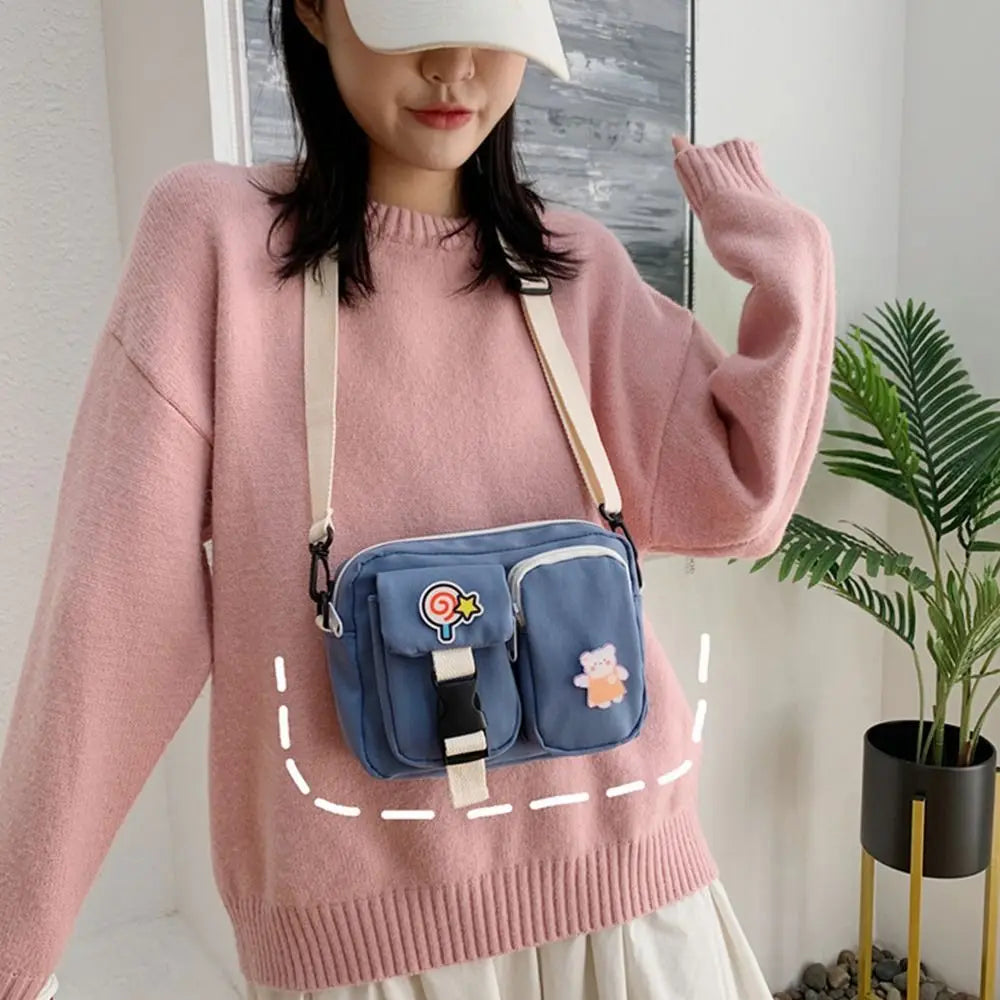 Canvas Shoulder Bags For Women Large Capacity Crossbody Bags