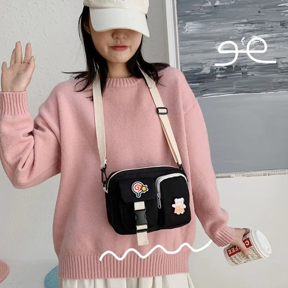 Canvas Shoulder Bags For Women Large Capacity Crossbody Bags