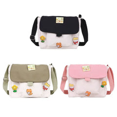 Canvas Shoulder Bag Casual Ladies Crossbody Handbag