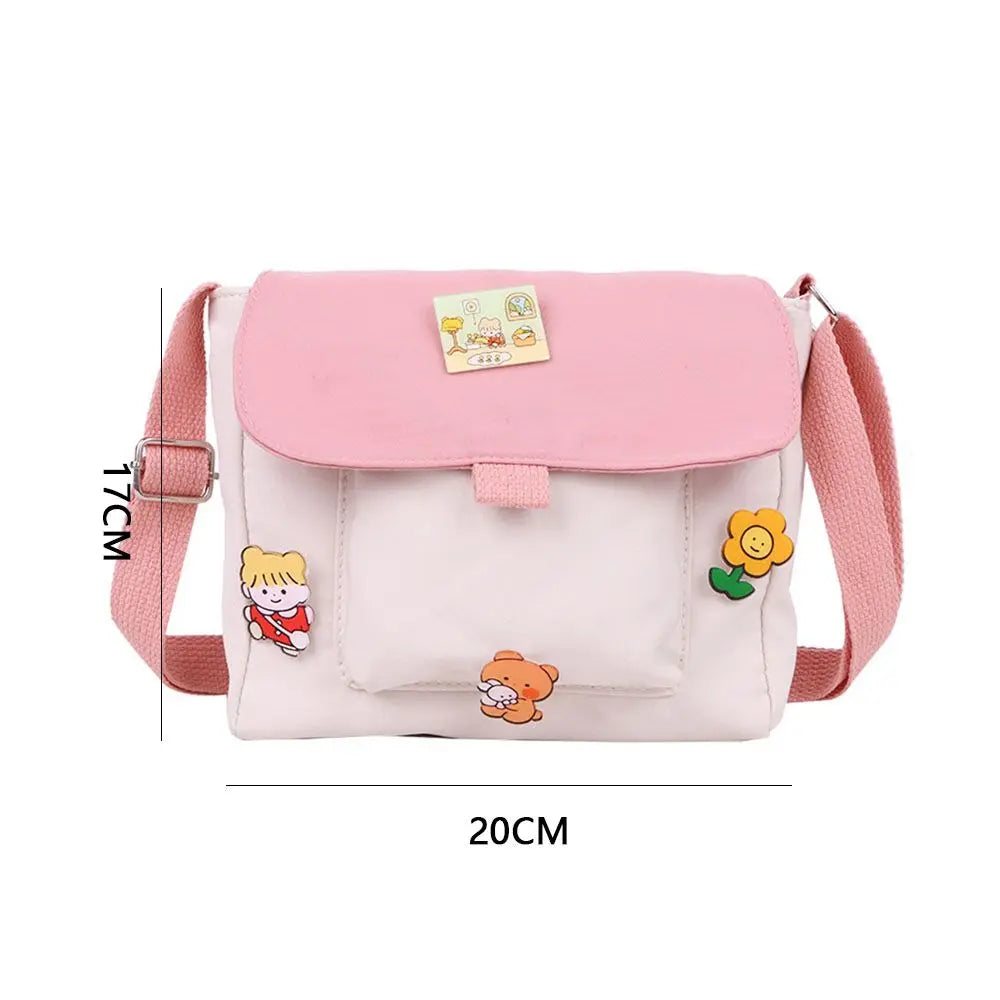 Canvas Shoulder Bag Casual Ladies Crossbody Handbag