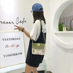 Canvas Shoulder Bag Casual Ladies Crossbody Handbag