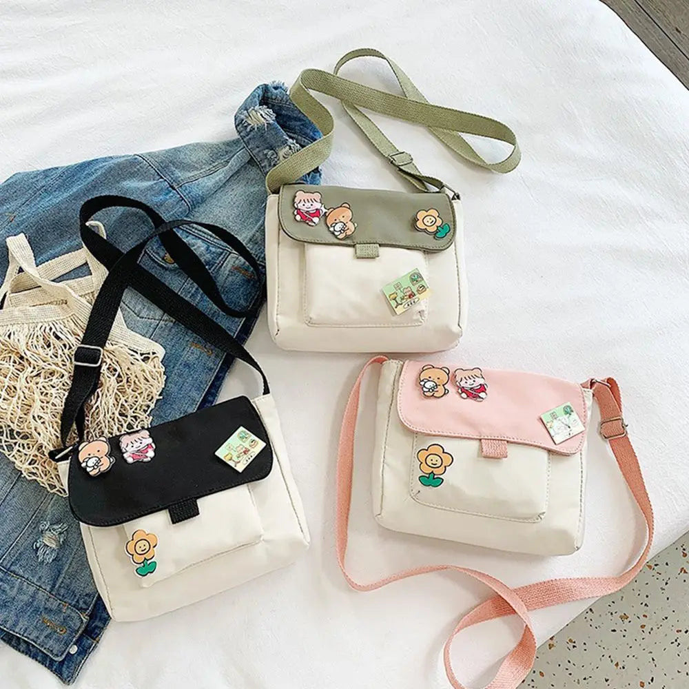 Canvas Shoulder Bag Casual Ladies Crossbody Handbag