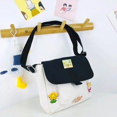 Canvas Shoulder Bag Casual Ladies Crossbody Handbag