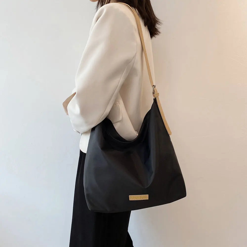 Women Canvas Shoulder Bags Large Capacity Casual Handbag Female Crossbody Bag