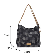 Women Canvas Shoulder Bags Large Capacity Casual Handbag Female Crossbody Bag