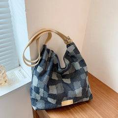 Women Canvas Shoulder Bags Large Capacity Casual Handbag Female Crossbody Bag