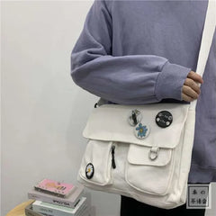 Canvas Shoulder Bags Crossbody Large Capacity Handbags Messenger Bag