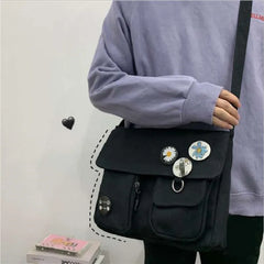 Canvas Shoulder Bags Crossbody Large Capacity Handbags Messenger Bag