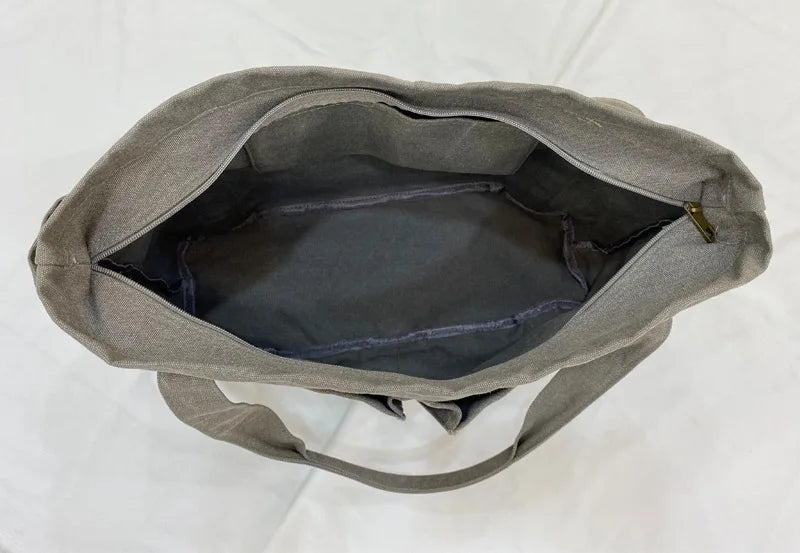 Canvas Shoulder Shopper Bag Eco Fabric Tote Shopping Bags