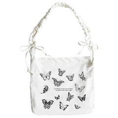 Women Canvas Tote Shoulder Bag Large Capacity Female Handbags Reusable Shopping