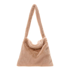 Plush Cherry Pattern Small Shoulder Bag