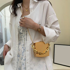 Women Casual Chain Shoulder Bag for Outdoor Travel Party Date Office